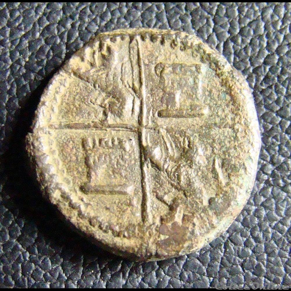 Deux réaux. monnaie poid monetaire espagne deux reaux