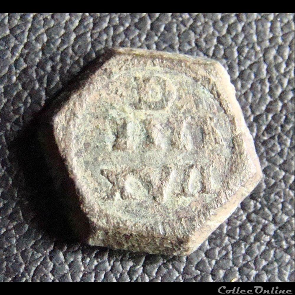 Demi- teston Louis XII (1498-1514) monnaie poid monetaire france demi teston louis xii 1498 1514