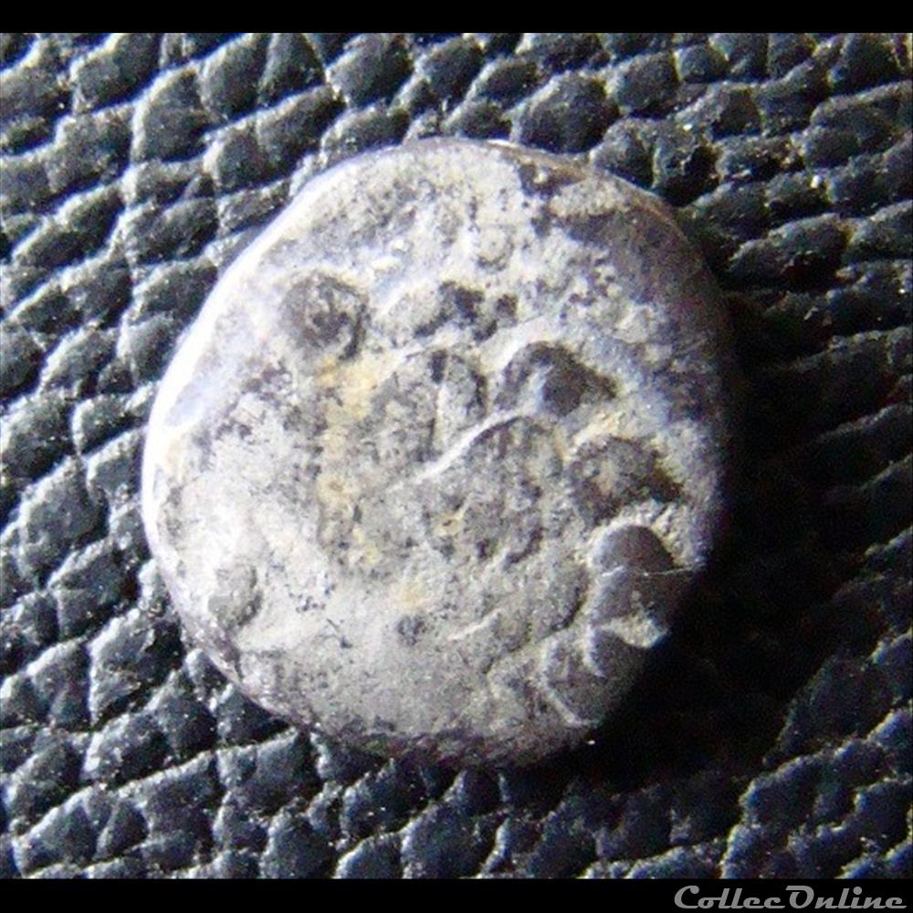 Obole tête à gauche monnaie antique grecque obole tete a gauche