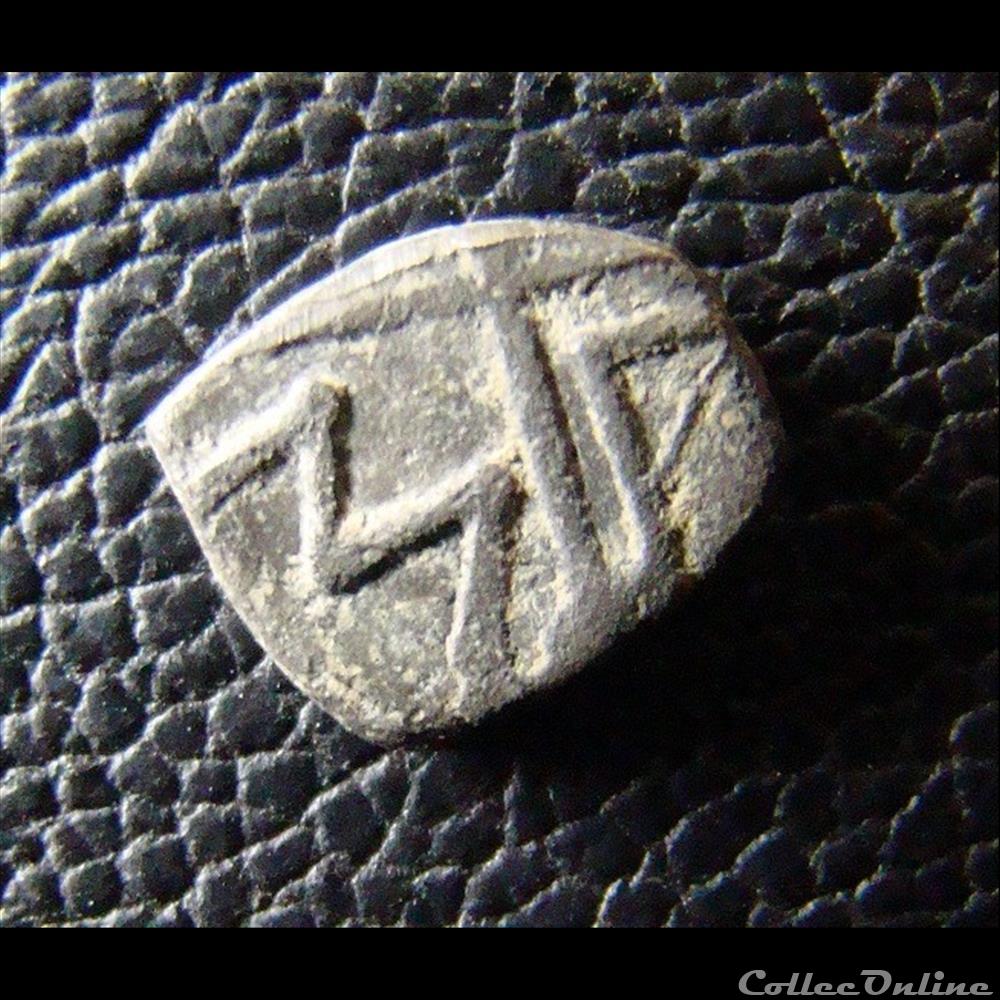 Obole tête à gauche monnaie antique grecque obole tete a gauche
