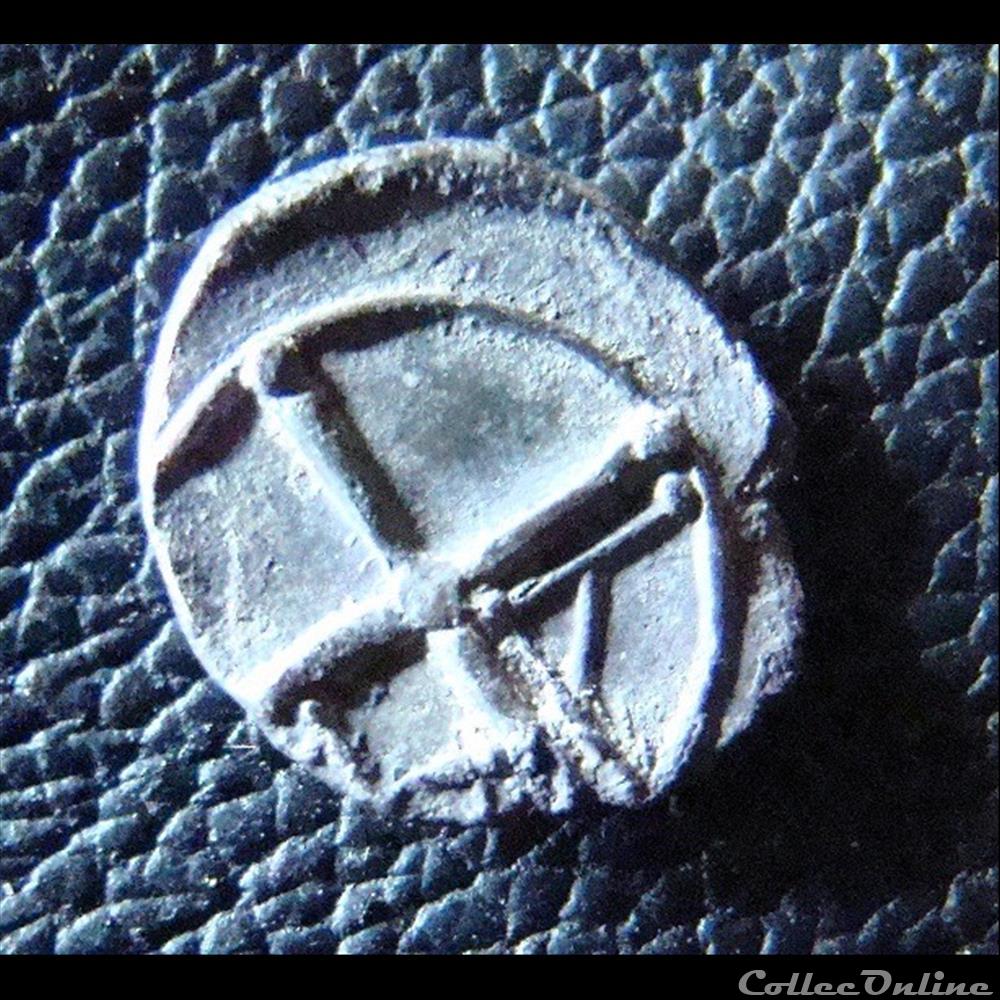 Obole tête à gauche monnaie antique grecque obole tete a gauche