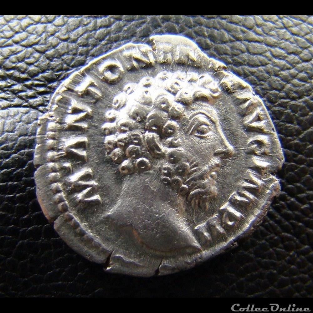 Denier de Marc Aurel monnaie antique romaine denier de marc aurel