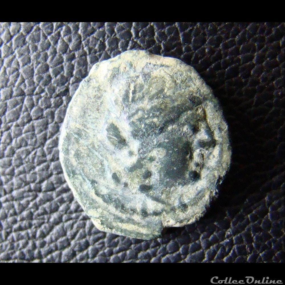 Bronze au taureau monnaie antique grecque bronze au taureau