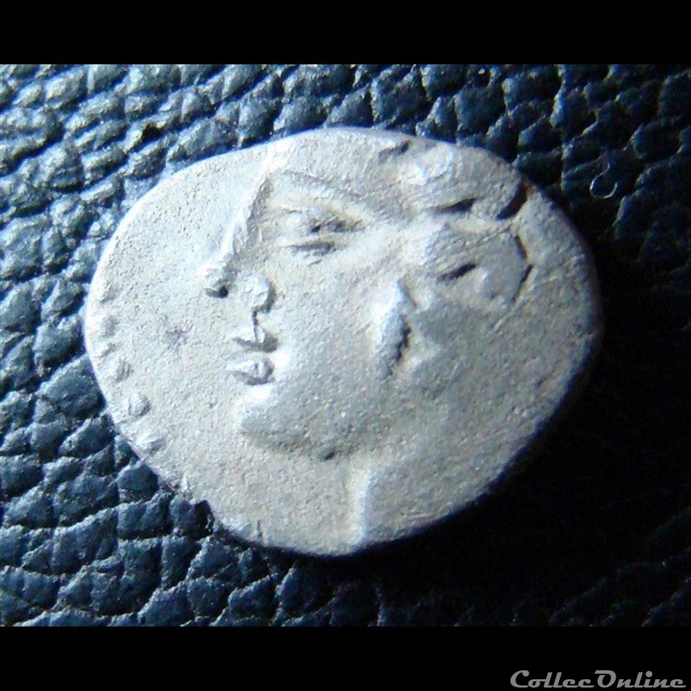 monnaie antique grecque obole tete a gauche