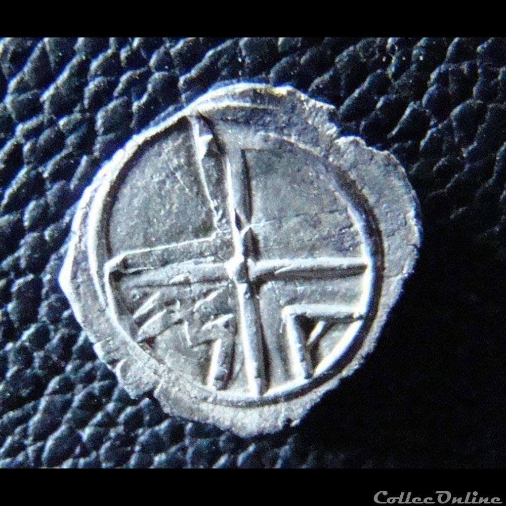 Obole tête à gauche monnaie antique grecque obole tete a gauche