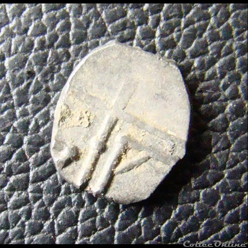 Obole tête à gauche monnaie antique grecque obole tete a gauche