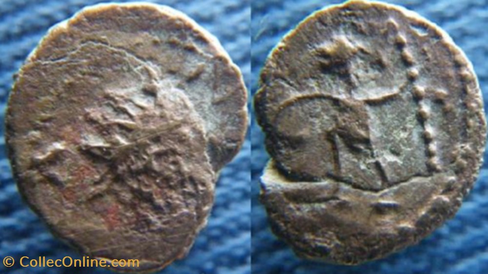 monnaies antiquite av jc ap romaines republicaines imperiales tetricus i antoninien imitation