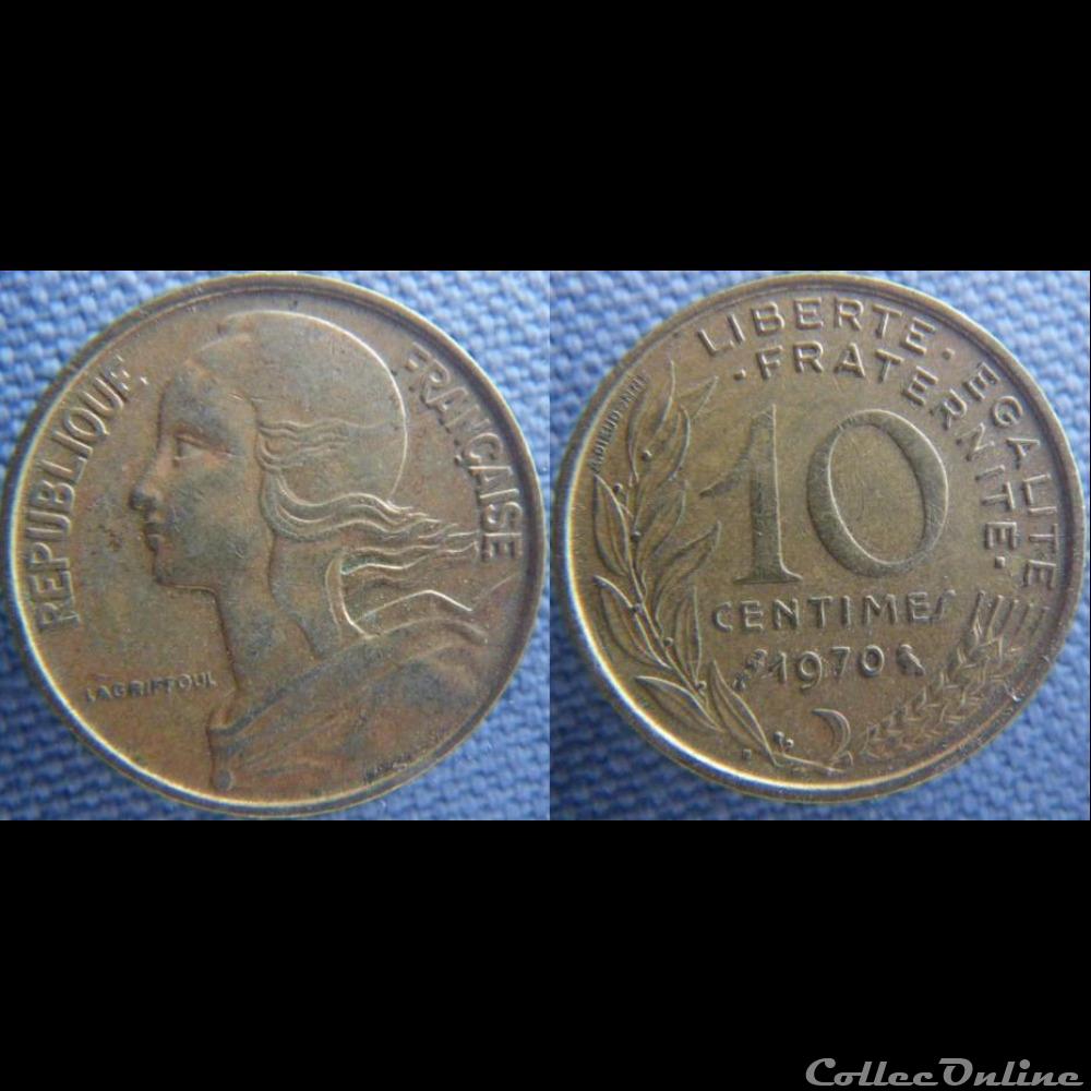 10 Centimes 1970 monnaie france moderne 10 centimes 1970