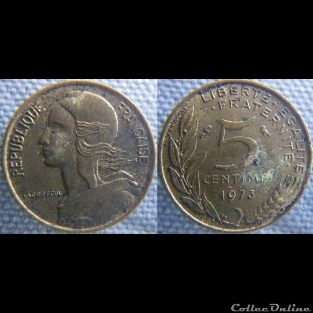5 Centimes 1973 monnaie france moderne 5 centimes 1973