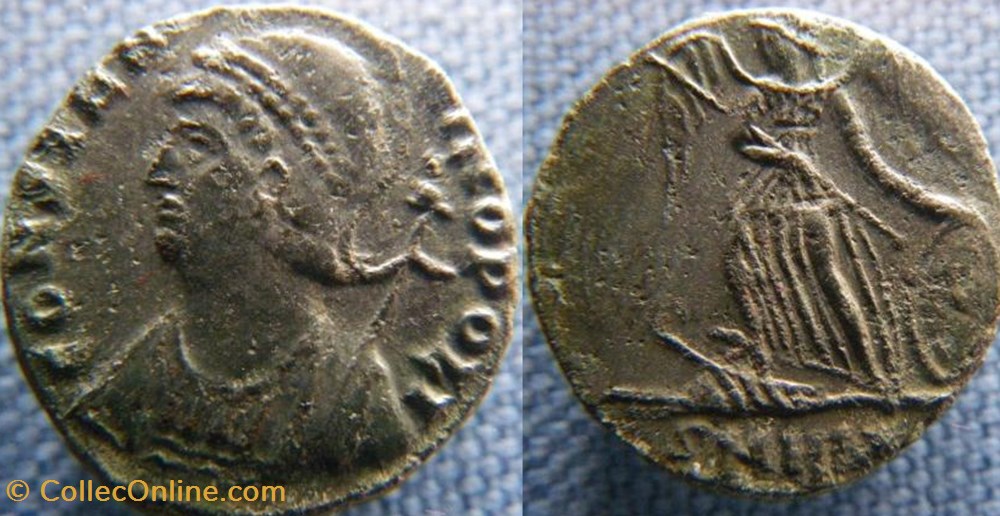 Constantinople Ae3 monnaies antiques romaines republicaines imperiales constantinople ae3