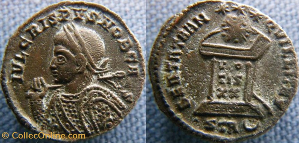 Crispus Ae3 monnaies antiques romaines imperiales et republicaines crispus ae3