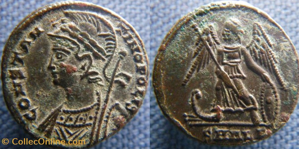monnaies antiques romaines republicaines imperiales constantinople ae3