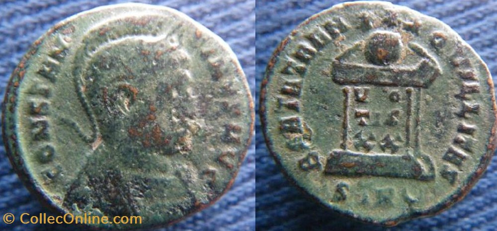Constantin I Ae3 monnaies antiquite av jc ap romaines republicaines imperiales constantin i ae3