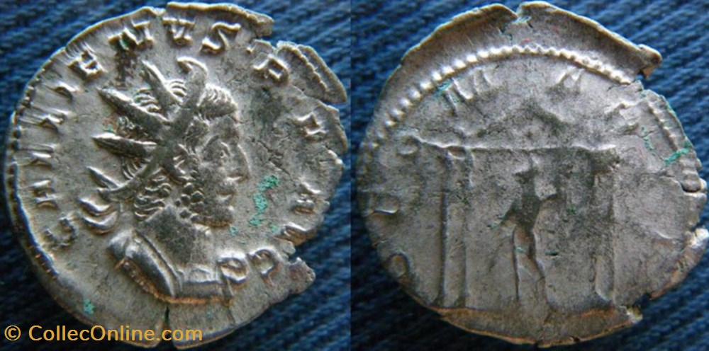 Gallien antoninien monnaies antiquite av jc ap romaines republicaines imperiales gallien antoninien