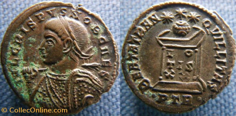 Crispus Ae3 monnaies antiques romaines imperiales et republicaines crispus ae3