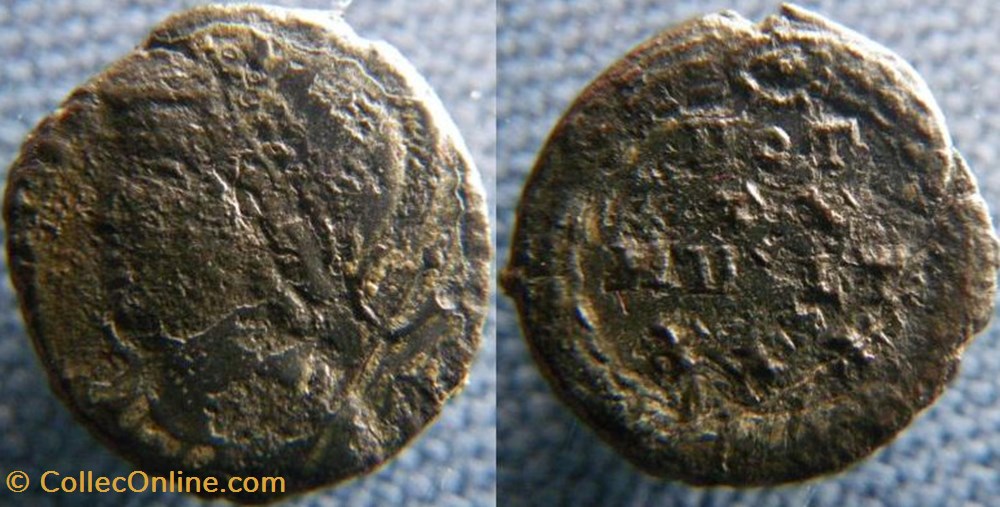 Constantinople Ae3/4 monnaies antiques romaines republicaines imperiales constantinople ae3 4