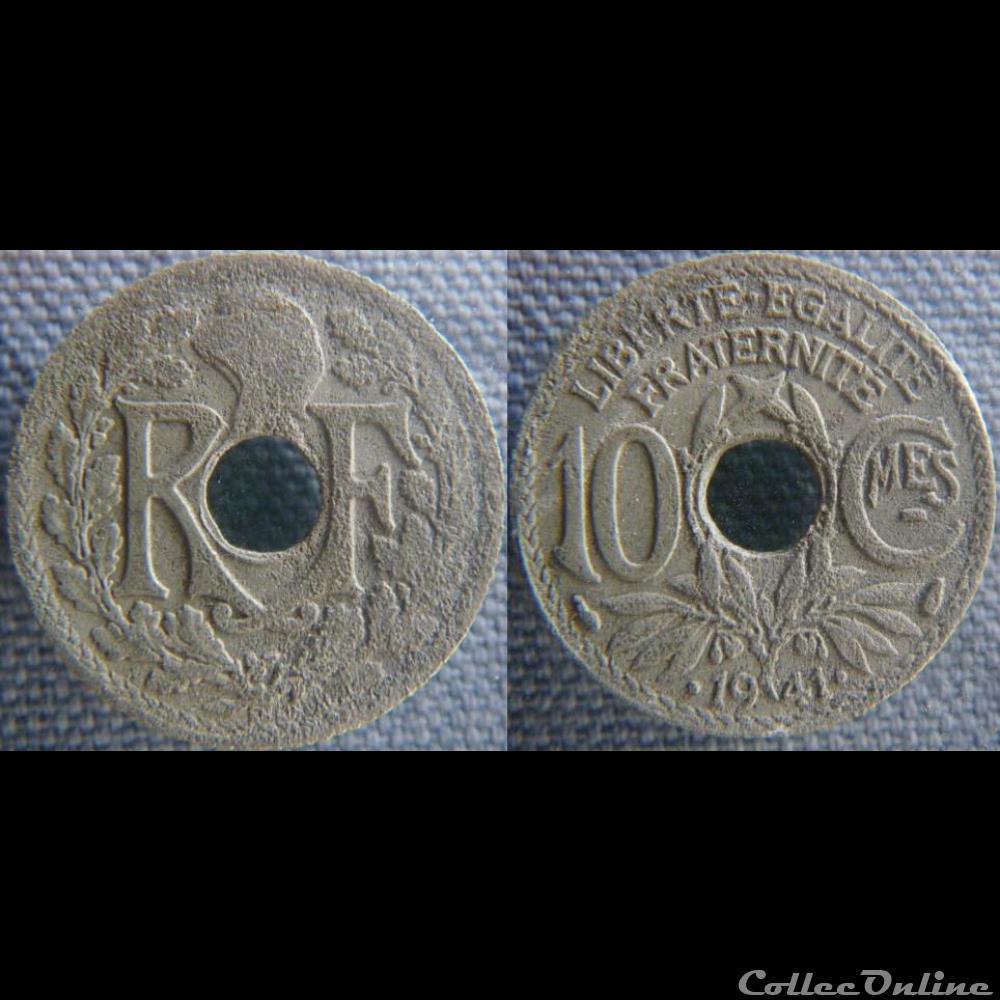 10 Centimes 1941 monnaie france moderne 10 centimes 1941
