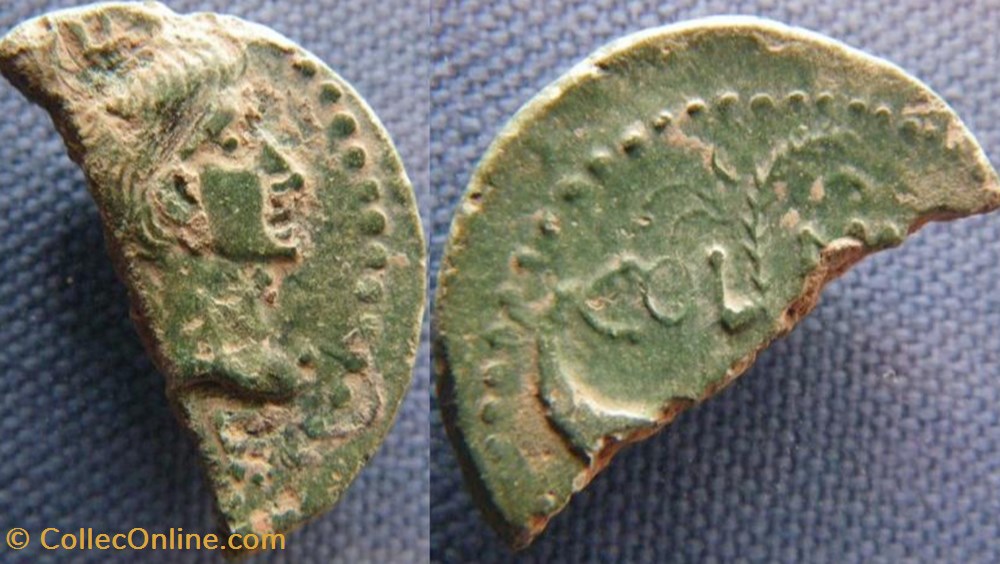 monnaies antiques romaines republicaines imperiales auguste et agrippa dupondius de nimes fraction type 2