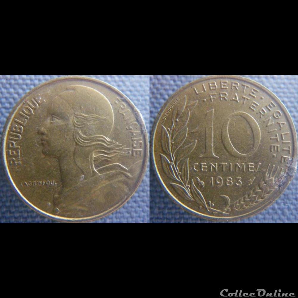 monnaie france moderne 10 centimes 1983