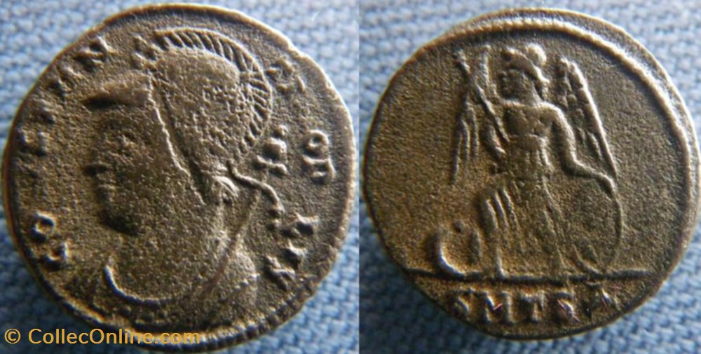 Constantinople Ae3 monnaies antiques romaines republicaines imperiales constantinople ae3