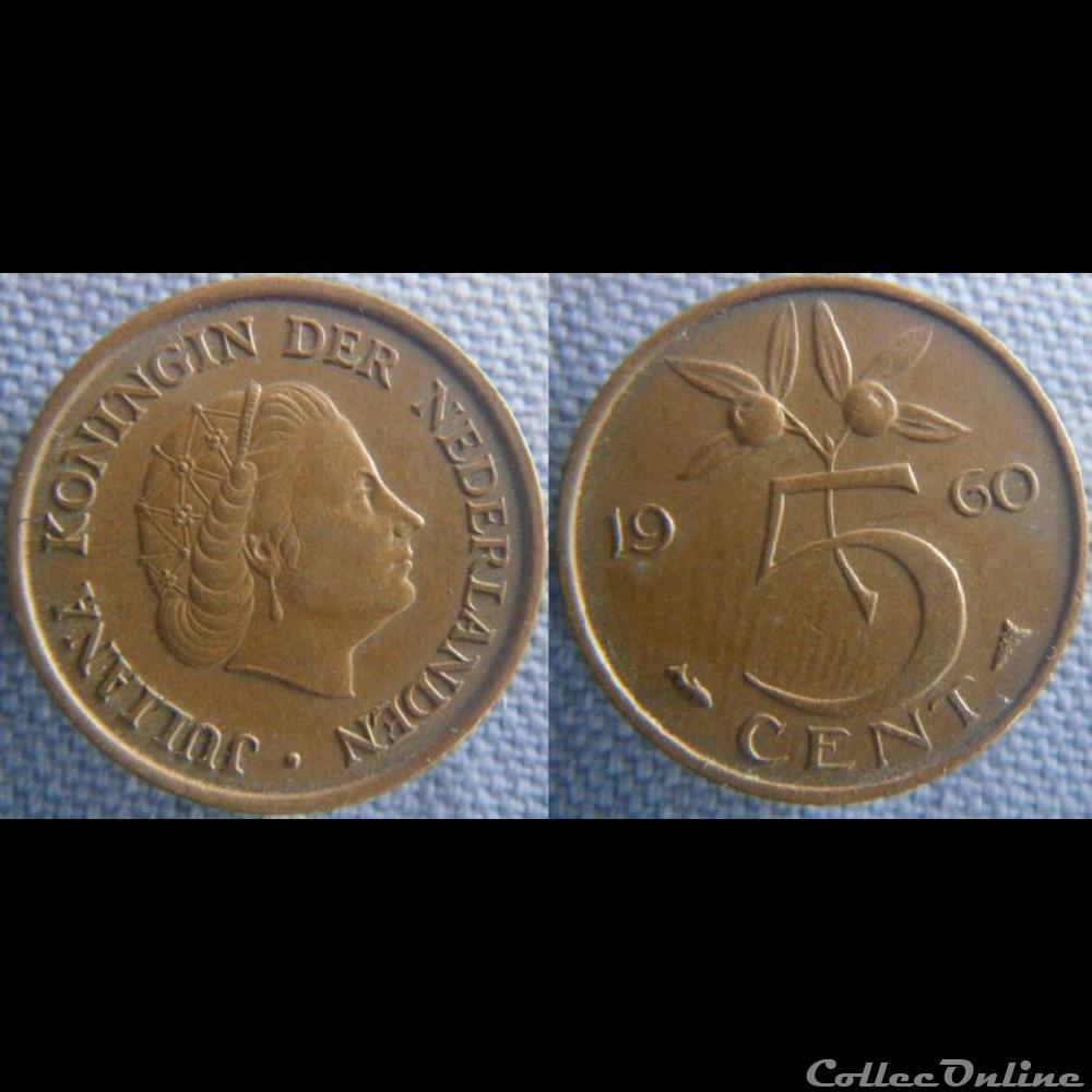 5 Cents 1960 monnaie monde pay ba 5 cents 1960