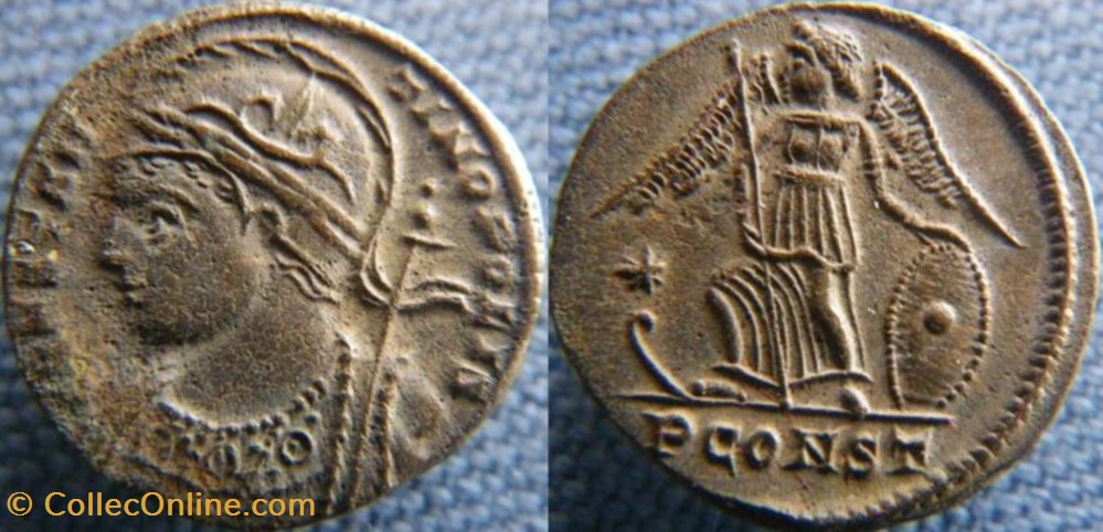 Constantinople Ae3 monnaies antiques romaines republicaines imperiales constantinople ae3