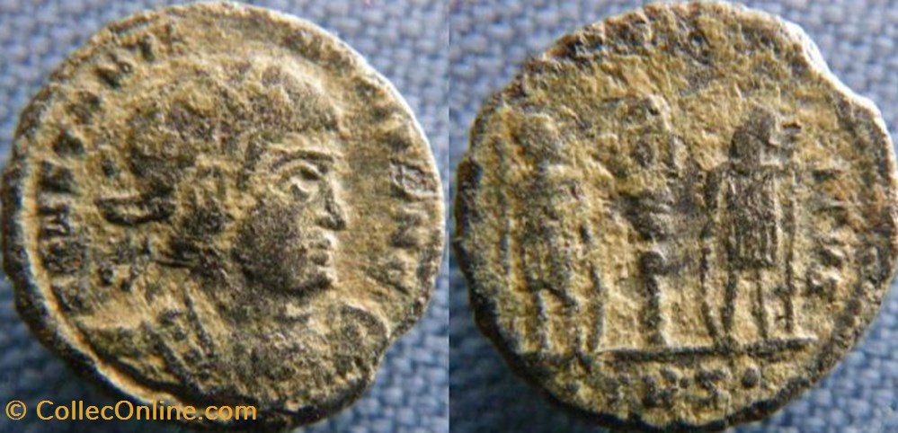 Constantin II Ae3/4 monnaies antiques romaines imperiales et republicaines constantin ii ae3 4