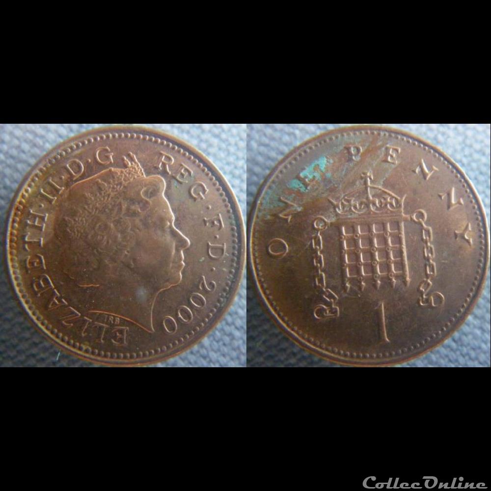 1 Penny 2000 monnaie monde royaume uni 1 penny 2000