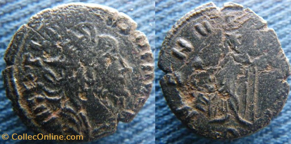 Tétricus I antoninien imitation monnaies antiquite av jc ap romaines republicaines imperiales tetricus i antoninien imitation