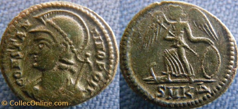 Constantinople Ae3 monnaies antiques romaines republicaines imperiales constantinople ae3