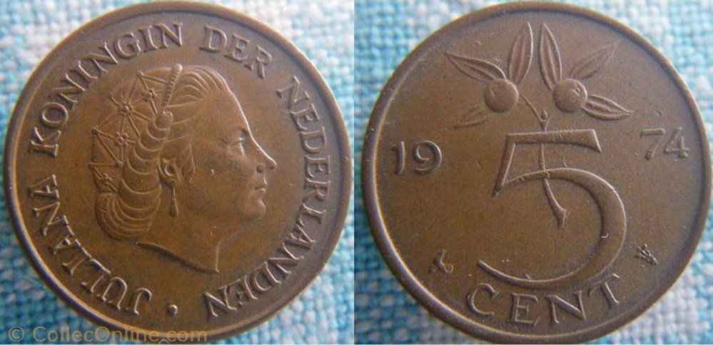 5 Cents 1974 monnaie monde pay ba 5 cents 1974