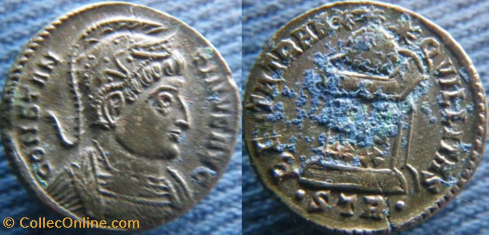 Constantin I Ae3 monnaies antiquite av jc ap romaines republicaines imperiales constantin i ae3