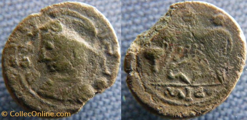 Constantinople Ae4 imitation monnaies antiques romaines republicaines imperiales constantinople ae4 imitation