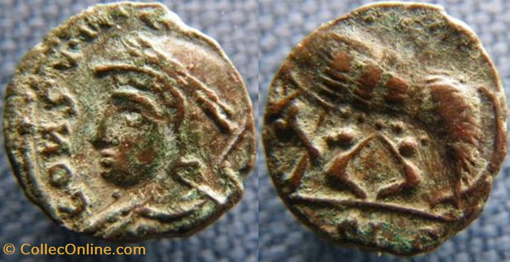 Constantinople Ae4 monnaies antiques romaines republicaines imperiales constantinople ae4