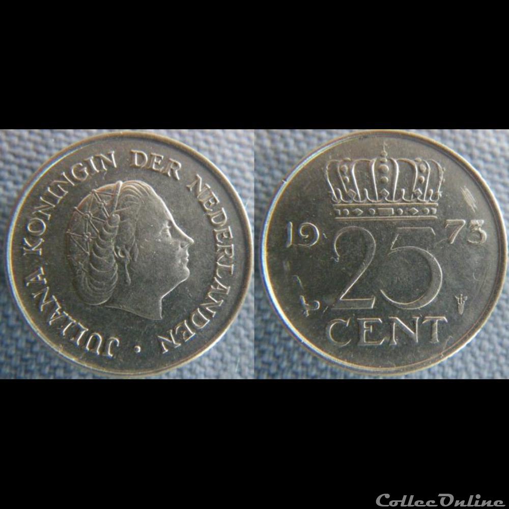 25 Cents 1973 monnaie monde pay ba 25 cents 1973