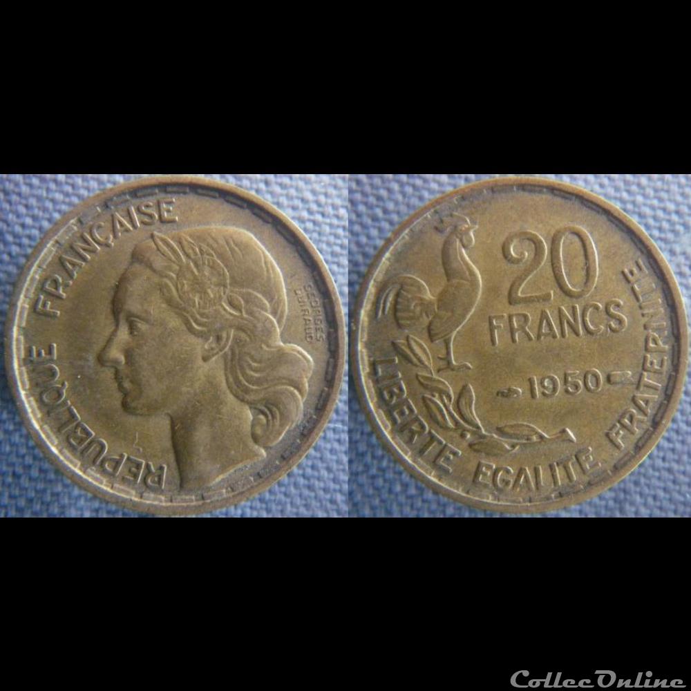 20 Francs 1950 monnaie france moderne 20 francs 1950