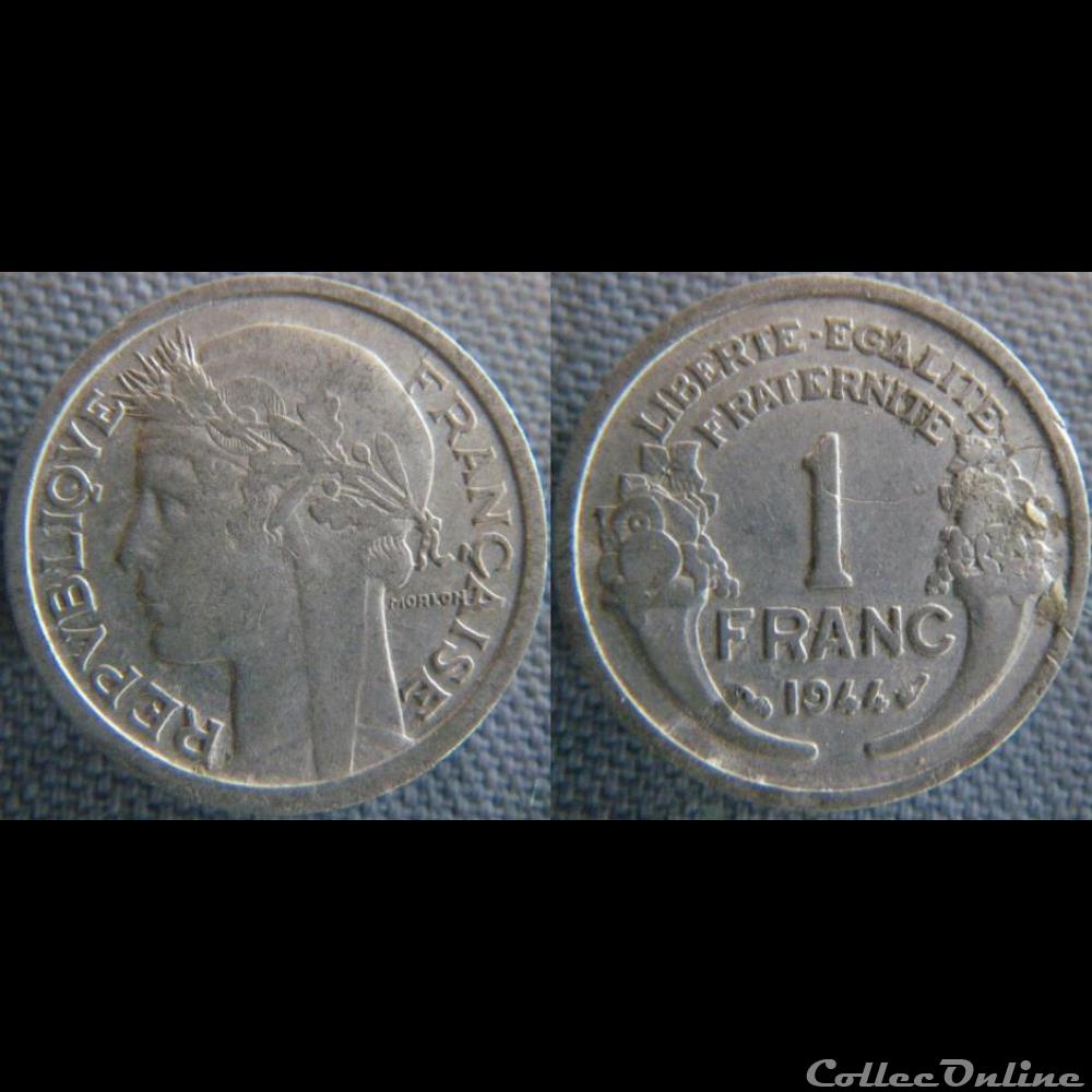 1 Franc 1944 monnaie france moderne 1 franc 1944