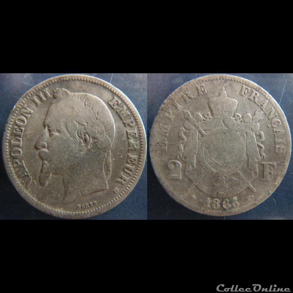 2 Francs 1866 BB monnaie france moderne 2 francs 1866 bb