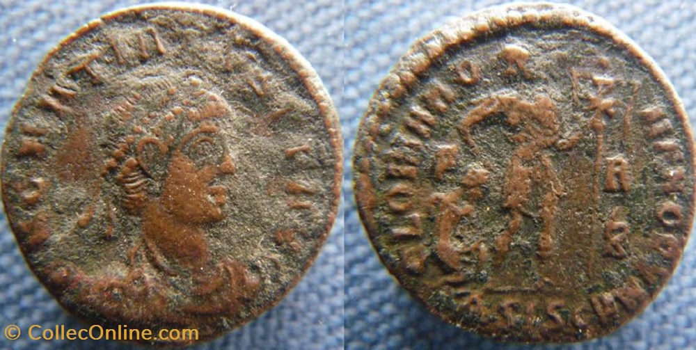 monnaies antiquite av jc ap romaines republicaines imperiales gratien ae3
