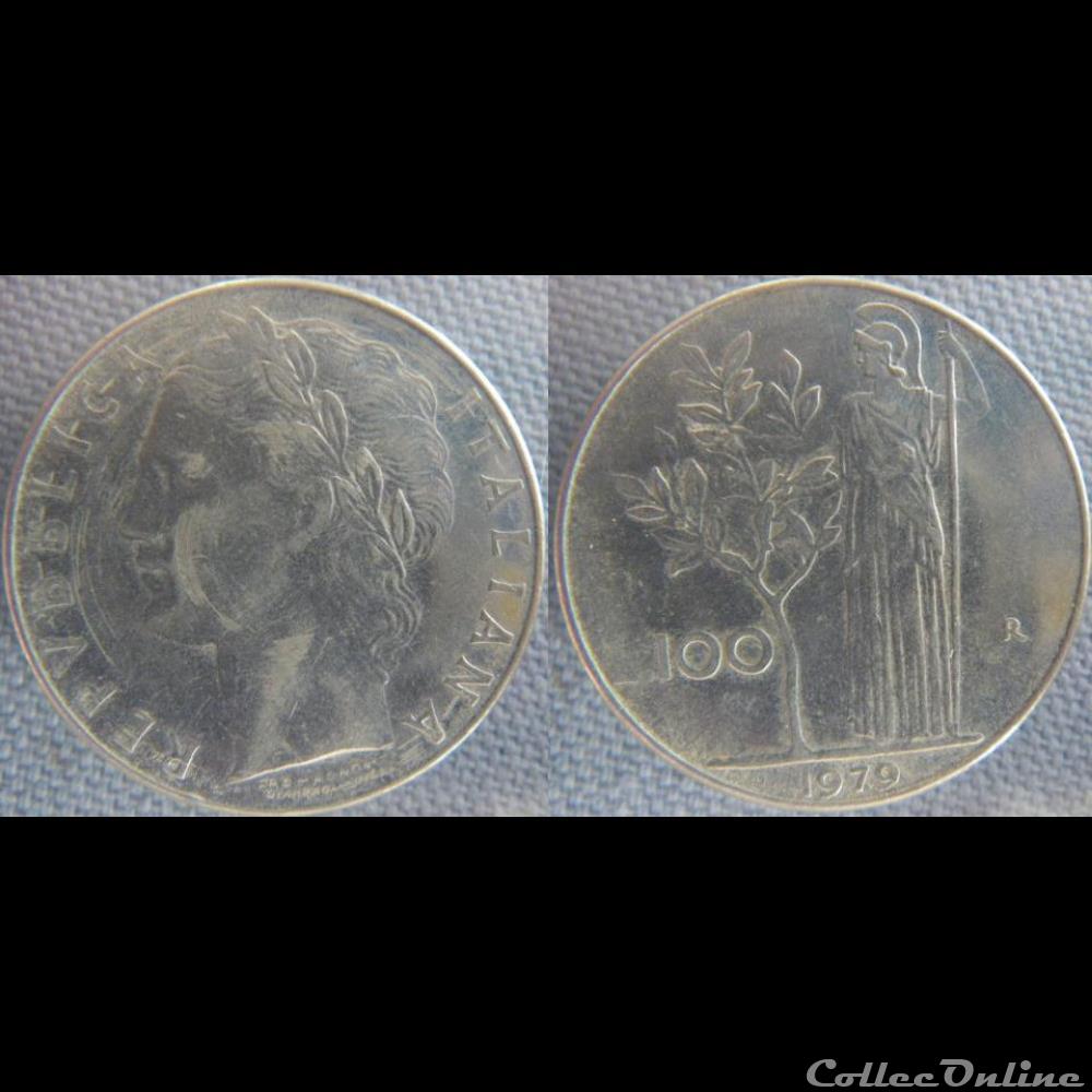 100 Lire 1979 monnaie monde italie 100 lire 1979