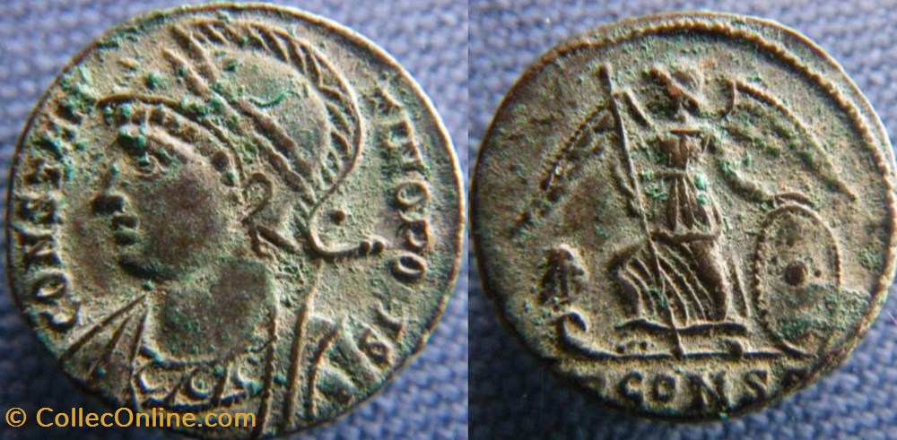 Constantinople Ae3 monnaies antiques romaines republicaines imperiales constantinople ae3
