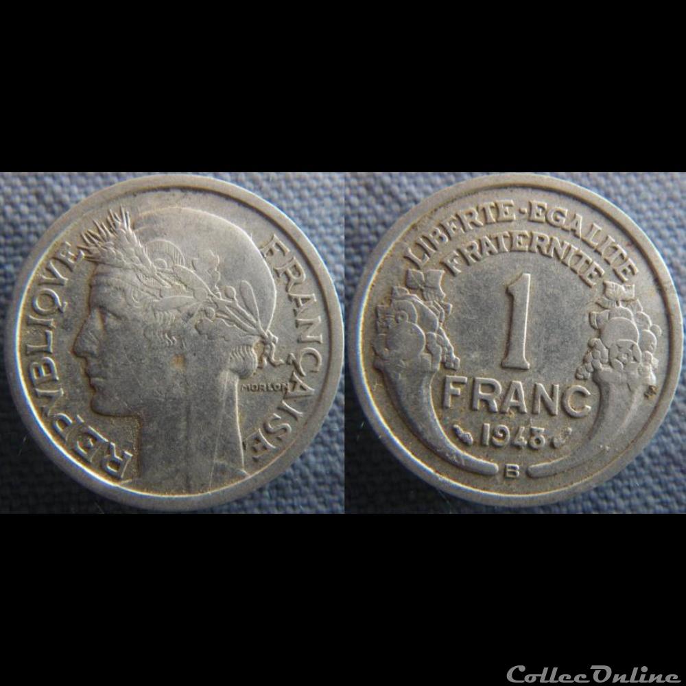 monnaie france moderne 1 franc 1948 b