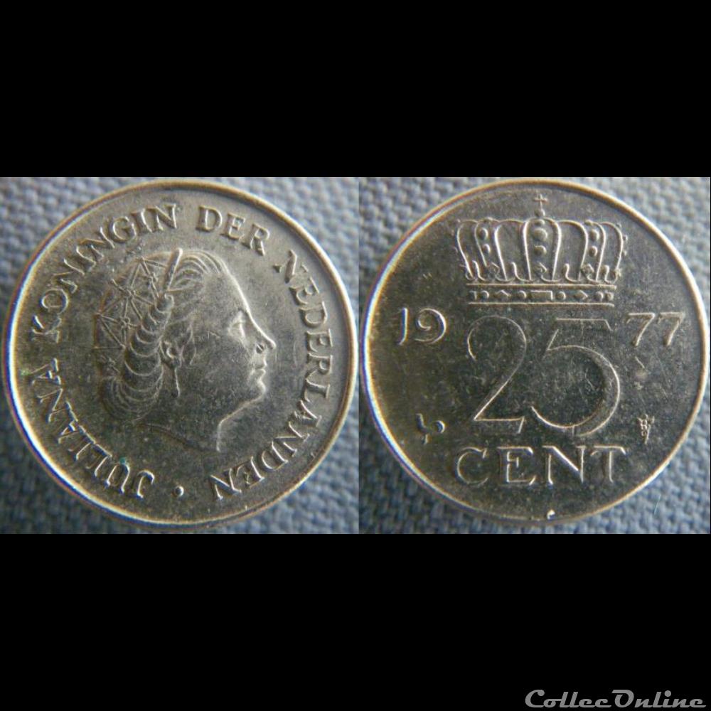 25 Cents 1977 monnaie monde pay ba 25 cents 1977