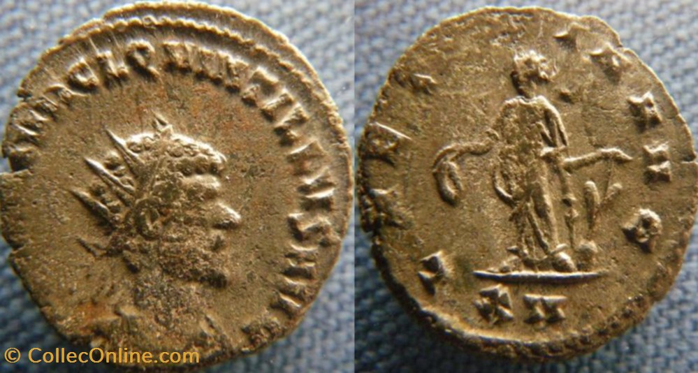 monnaies antiquite av jc ap romaines republicaines imperiales quintille antoninien