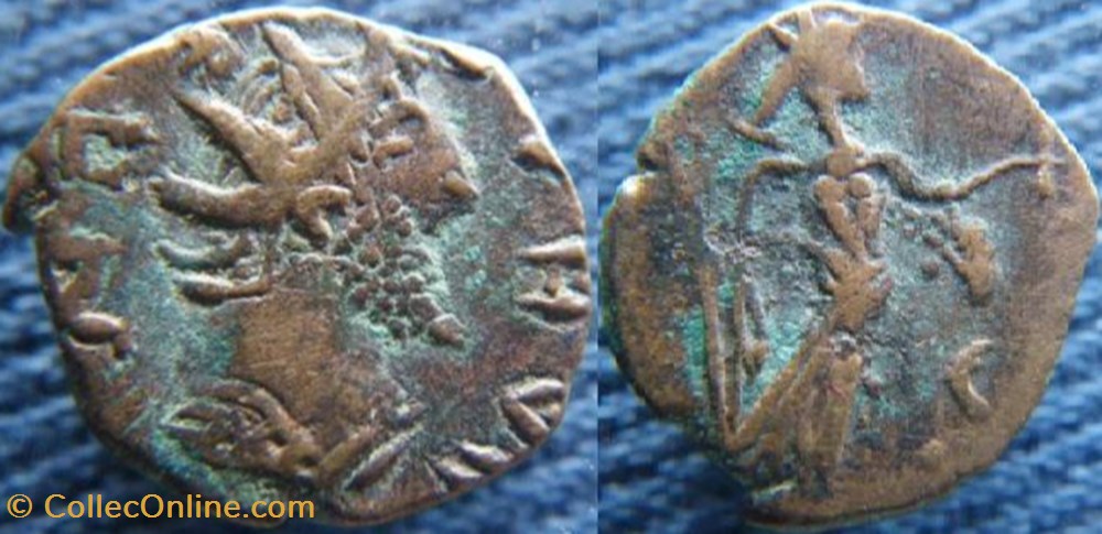 monnaies antiquite av jc ap romaines republicaines imperiales tetricus i antoninien imitation