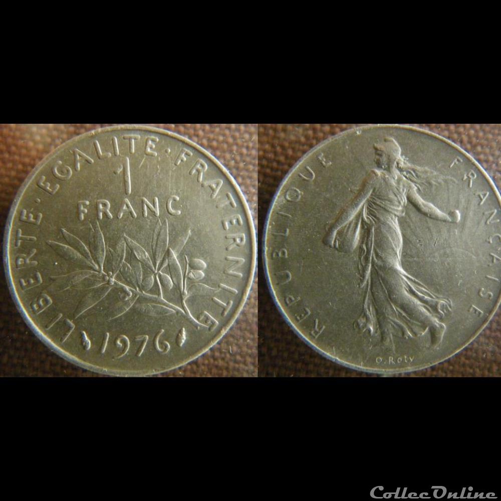 1 Franc 1976 monnaie france moderne 1 franc 1976