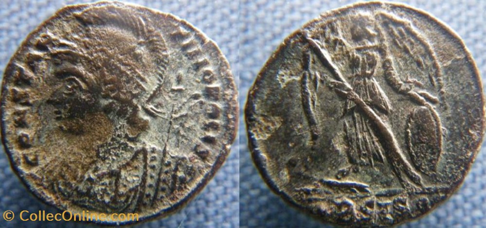 Constantinople Ae3 monnaies antiques romaines republicaines imperiales constantinople ae3