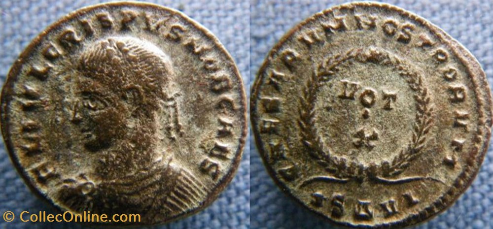 monnaies antiques romaines imperiales et republicaines crispus ae3