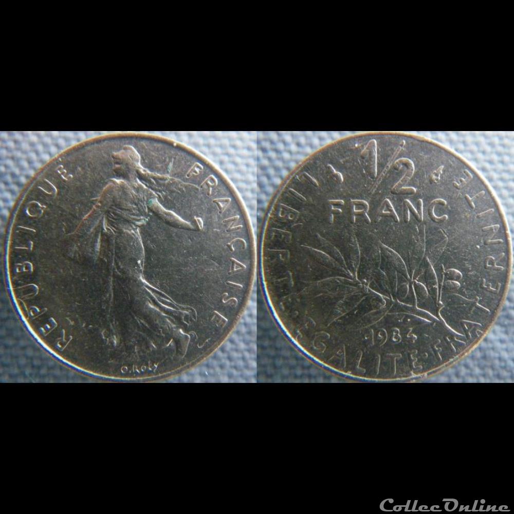 50 Centimes 1984 monnaie france moderne 50 centimes 1984