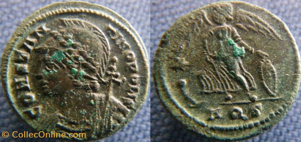 Constantinople Ae3 monnaies antiques romaines republicaines imperiales constantinople ae3